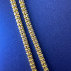 10K Gold 4.3mm Ice CZ Chain 22–24 in - additional product view 3