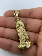 14K Gold Virgin Mary Pendant - additional product view 6