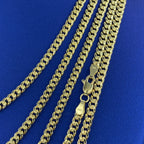 10K Gold 4.5mm Miami Cuban Link Chain 16–24 in - additional product view 3