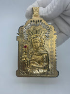 10K Gold Saint Barbara Pendant 5 in - additional product view 3