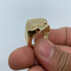10K Gold Lucky Spade Diamond Ring - additional product view 4
