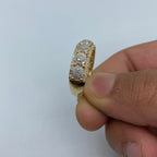 14K Gold Small Flower Diamond Ring - additional product view 4