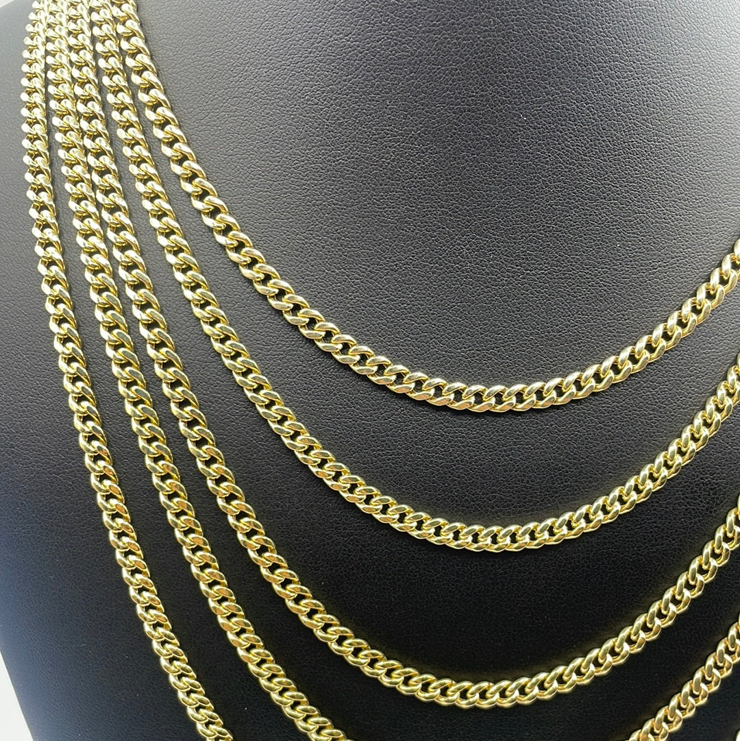 10K Gold 5mm Miami Cuban Link Chain 16–24 in - additional product view 4