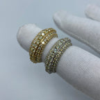 14K Gold Eternity 3-Tier Diamond Ring - additional product view 4