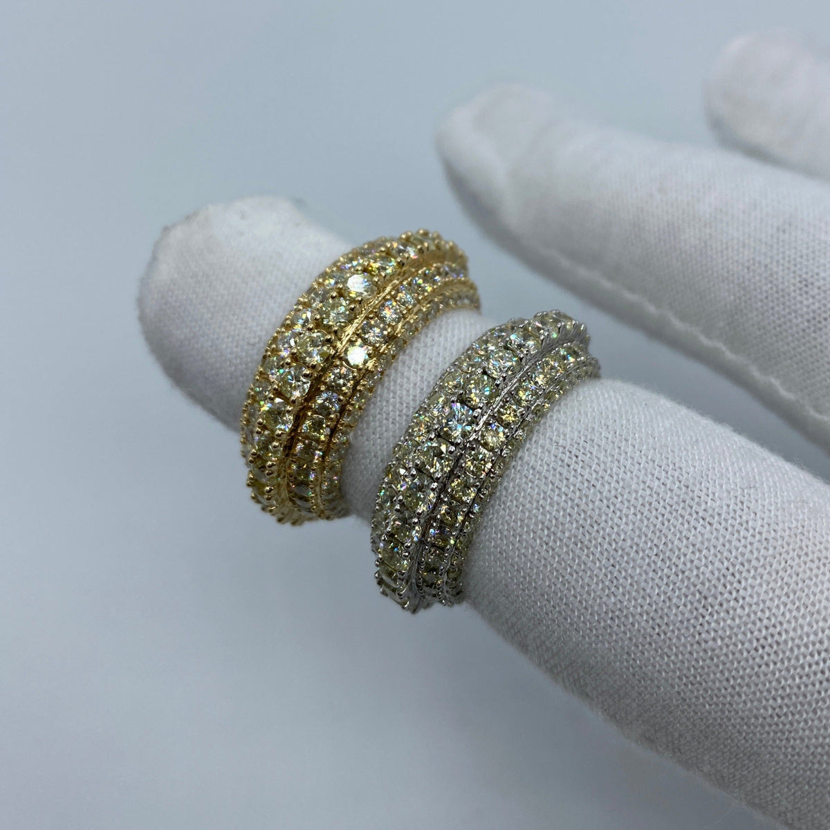 14K Gold Eternity 3-Tier Diamond Ring - additional product view 4