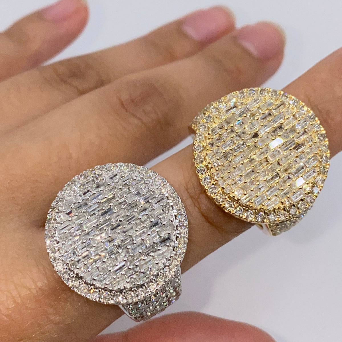 14K Gold 22.3M Circle Diamond Ring - additional product view 4