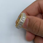 14K Gold Triple Threat Diamond Baguette Ring - additional product view 7