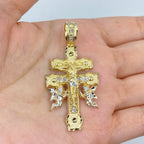 10K Gold Caravaca Cross Pendant - additional product view 2