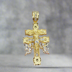 10K Gold Caravaca Cross Pendant - additional product view 4