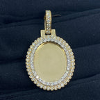 Oval Picture Diamond Pendant 2.2 Ct - additional product view 2