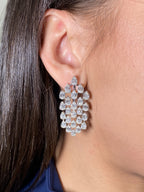 14K Gold Bridal Chandelier Diamond Earrings - additional product view 2