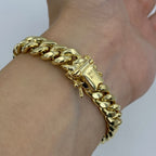 10K Gold Cuban Link Bracelet ALL SIZES - additional product view 6