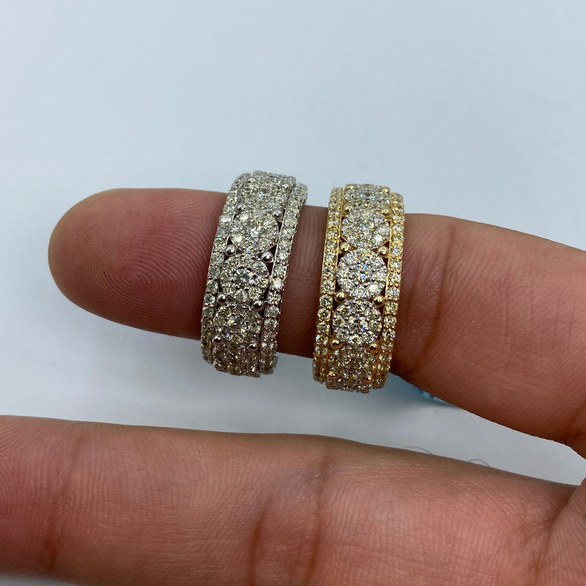 14K Gold Flower Diamond Ring - additional product view 2