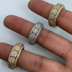 14K Gold Eternity Flower Diamond Ring 7.3 Ct - additional product view 8