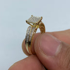 10K Gold Athena Diamond Engagement Ring - additional product view 4
