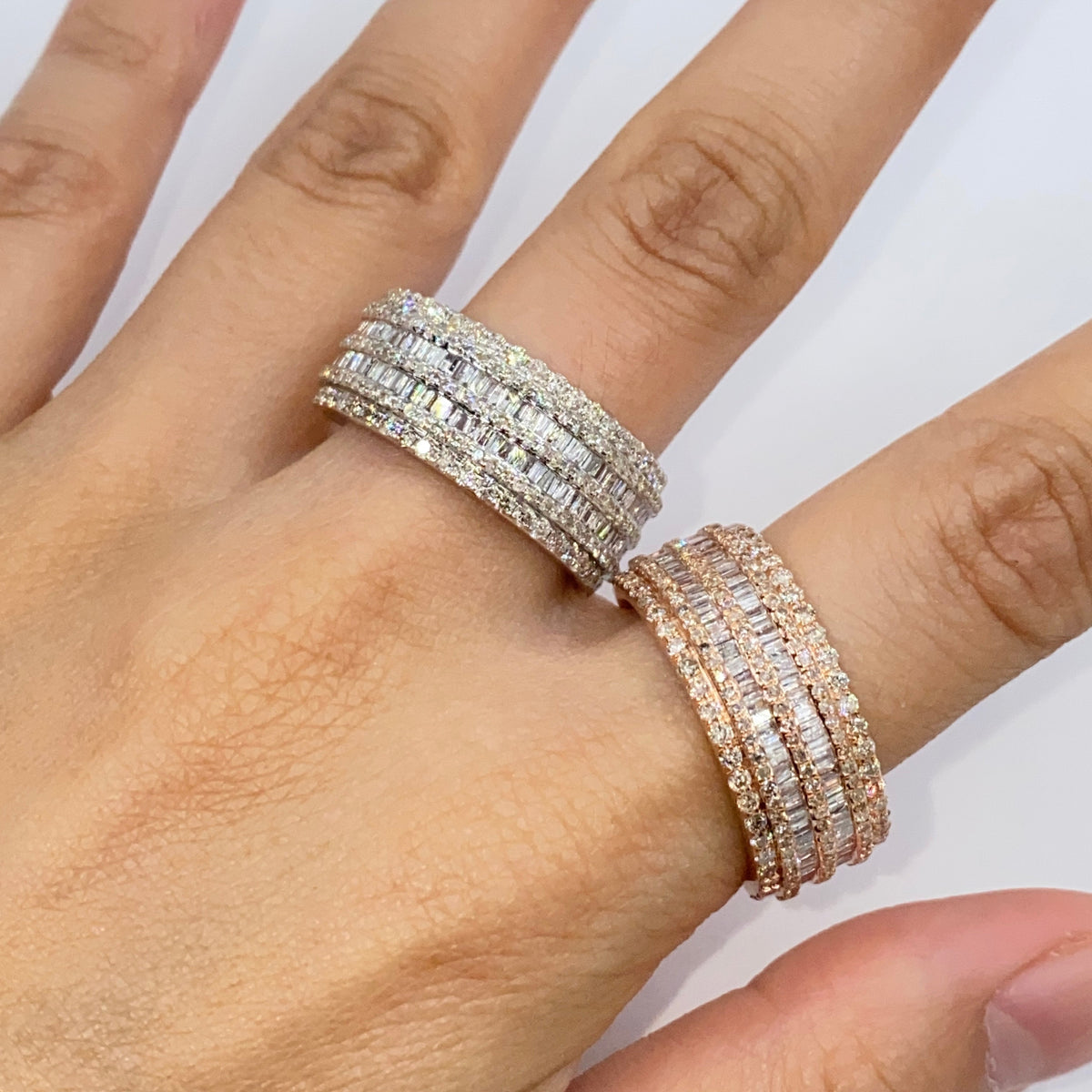 14K Gold Hercules Diamond Baguette Ring - additional product view 8