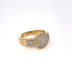 14K Gold Ripple Diamond Ring - additional product view 7