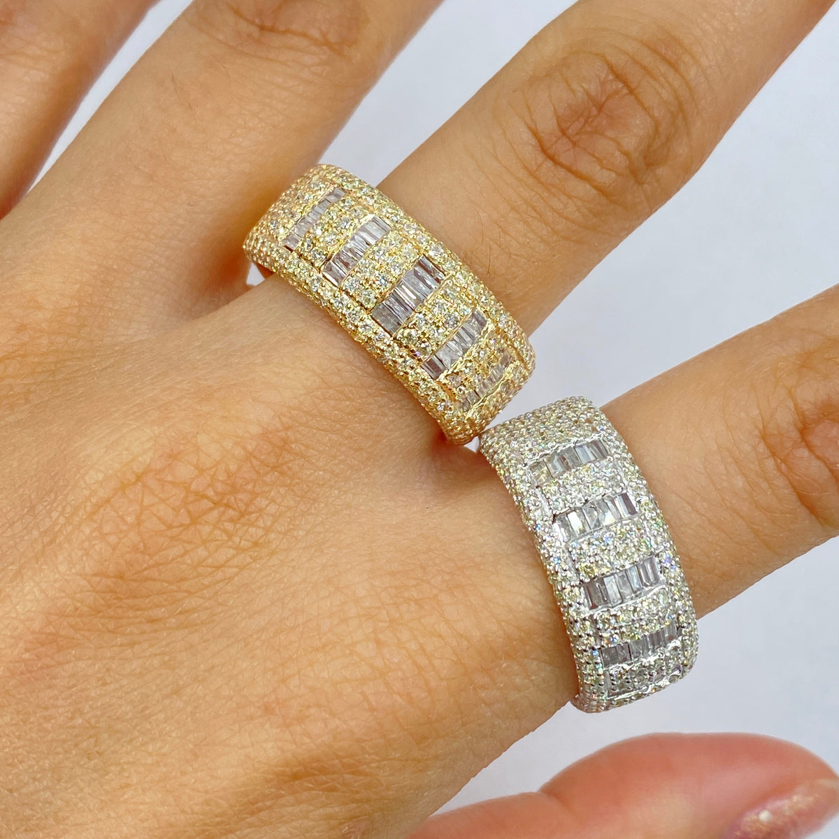 10K Gold Righteous Diamond Baguette Ring - additional product view 2