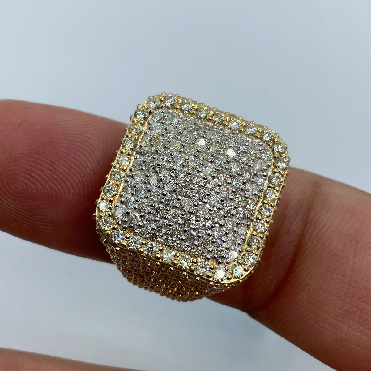 14K Gold Square Forever Diamond Ring - additional product view 9