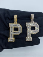 Initial P Baguette Diamond Pendant - main product photo