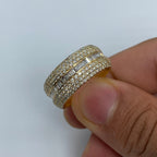 14K Gold Eternity Diamond Baguette Ring - additional product view 2