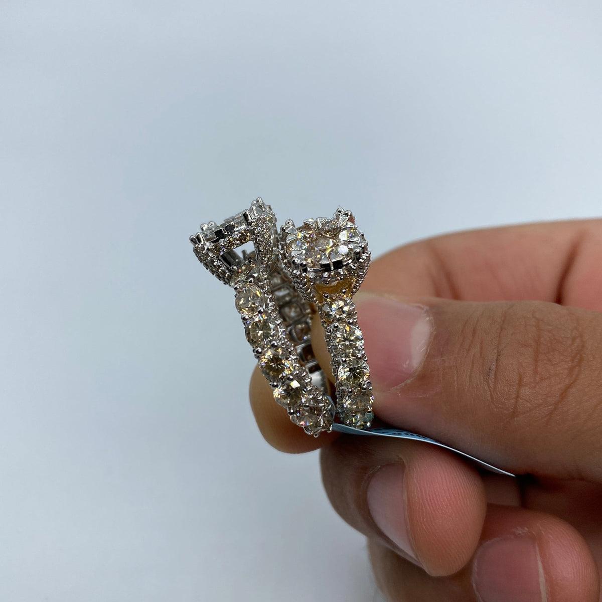 14K Gold Jumbo Engagement Diamond Ring - additional product view 7