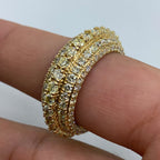 14K Gold California Eternity Diamond Ring 9.9 Ct - additional product view 4