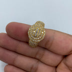 14K Gold Polygon Diamond Baguette Ring - additional product view 7