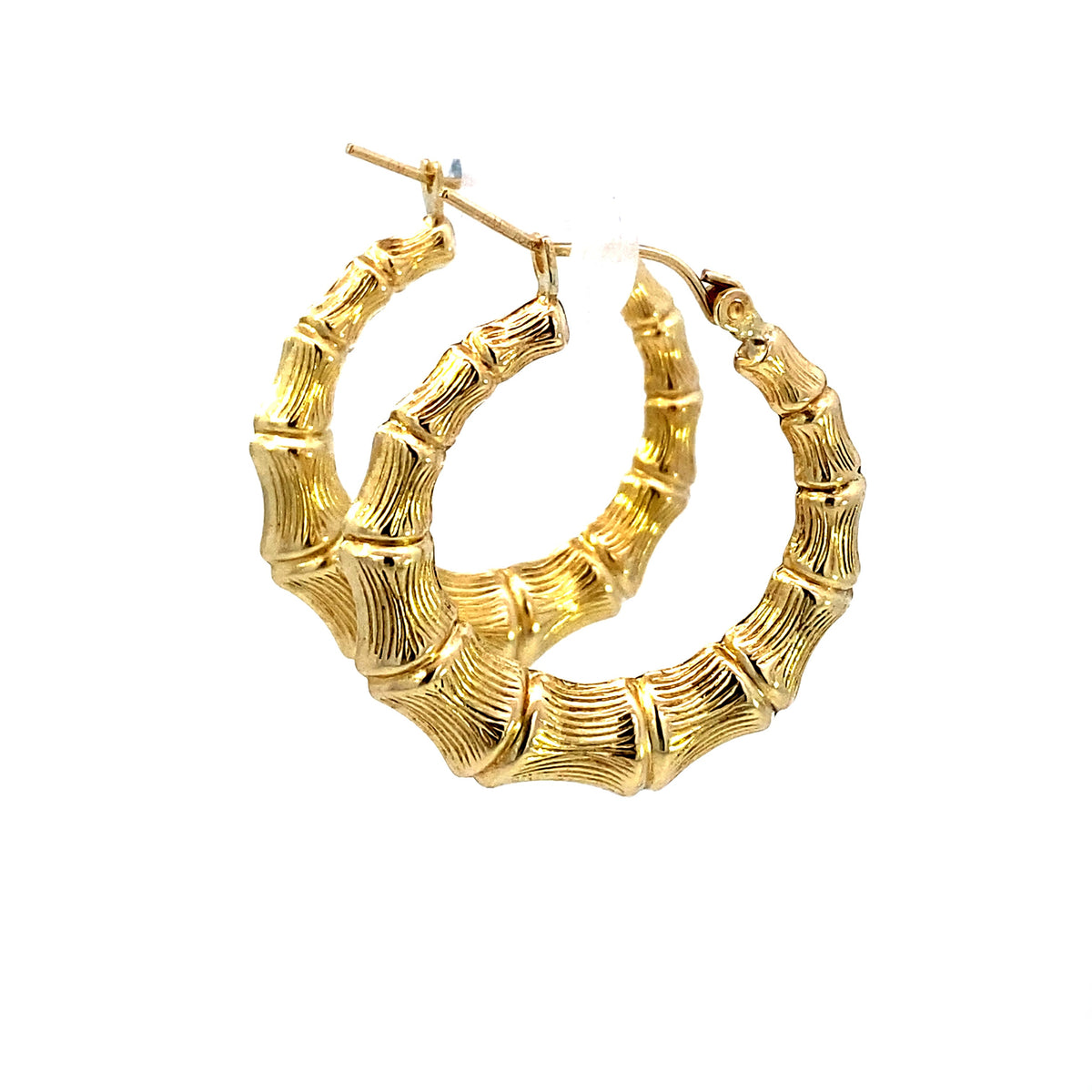 Bamboo Earrings 1.2 in - additional product view 5