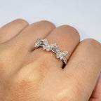 14K Gold Hashira Butterfly Diamond Ring - additional product view 7