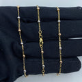 10K Gold Ball Anklet - main product photo