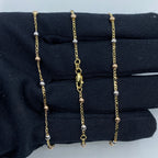10K Gold Ball Anklet - main product photo