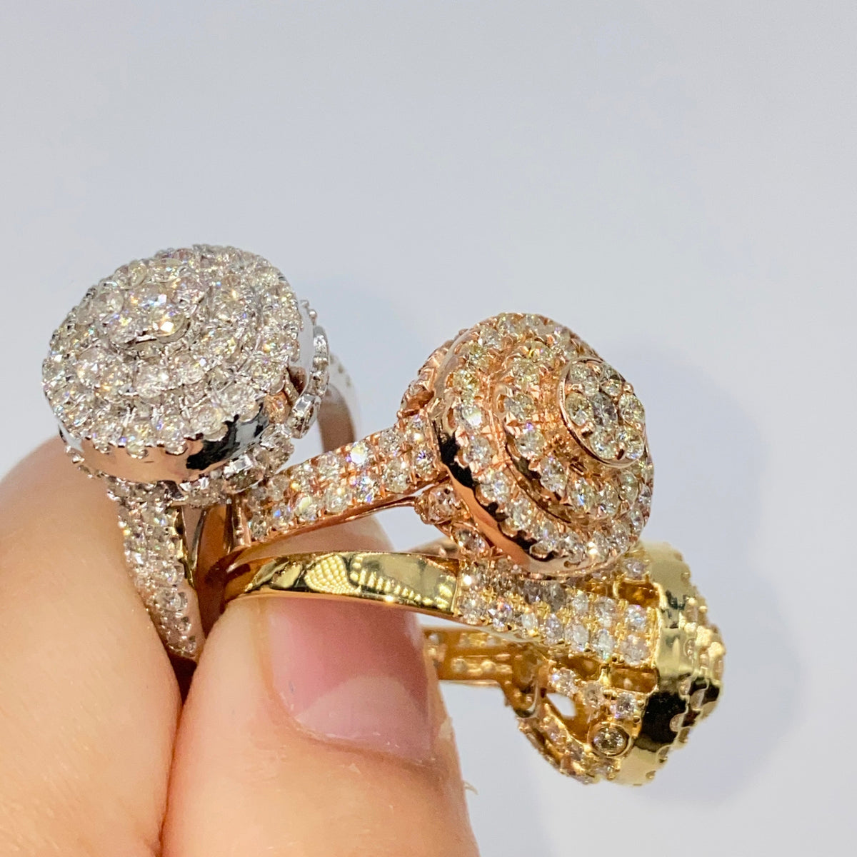 14K Gold Heritage Cake Diamond Ring - main product photo