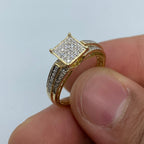 10K Gold Athena Diamond Engagement Ring - additional product view 2