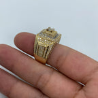 14K Gold Diamond Baguette Power Ring - additional product view 9