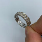 14K Gold Diamond All Around Ring Band - additional product view 5