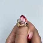 14K Gold Diamond Honor Engagement Ring - additional product view 5