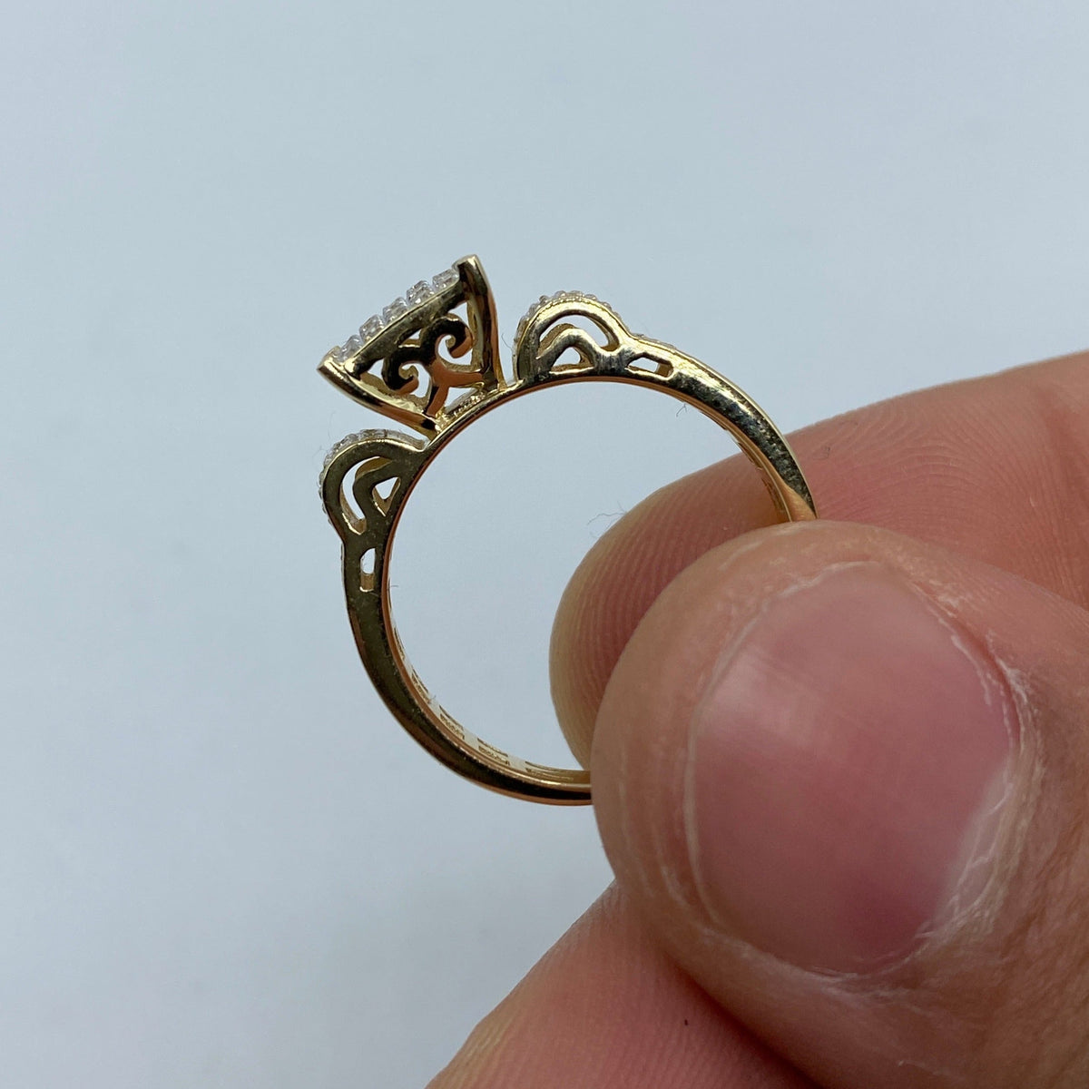 10K Gold Thalia Diamond Engagement Ring - additional product view 5