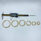 14K Alligator Textured Gold Hoop Earrings 3.5mm - additional product view 3