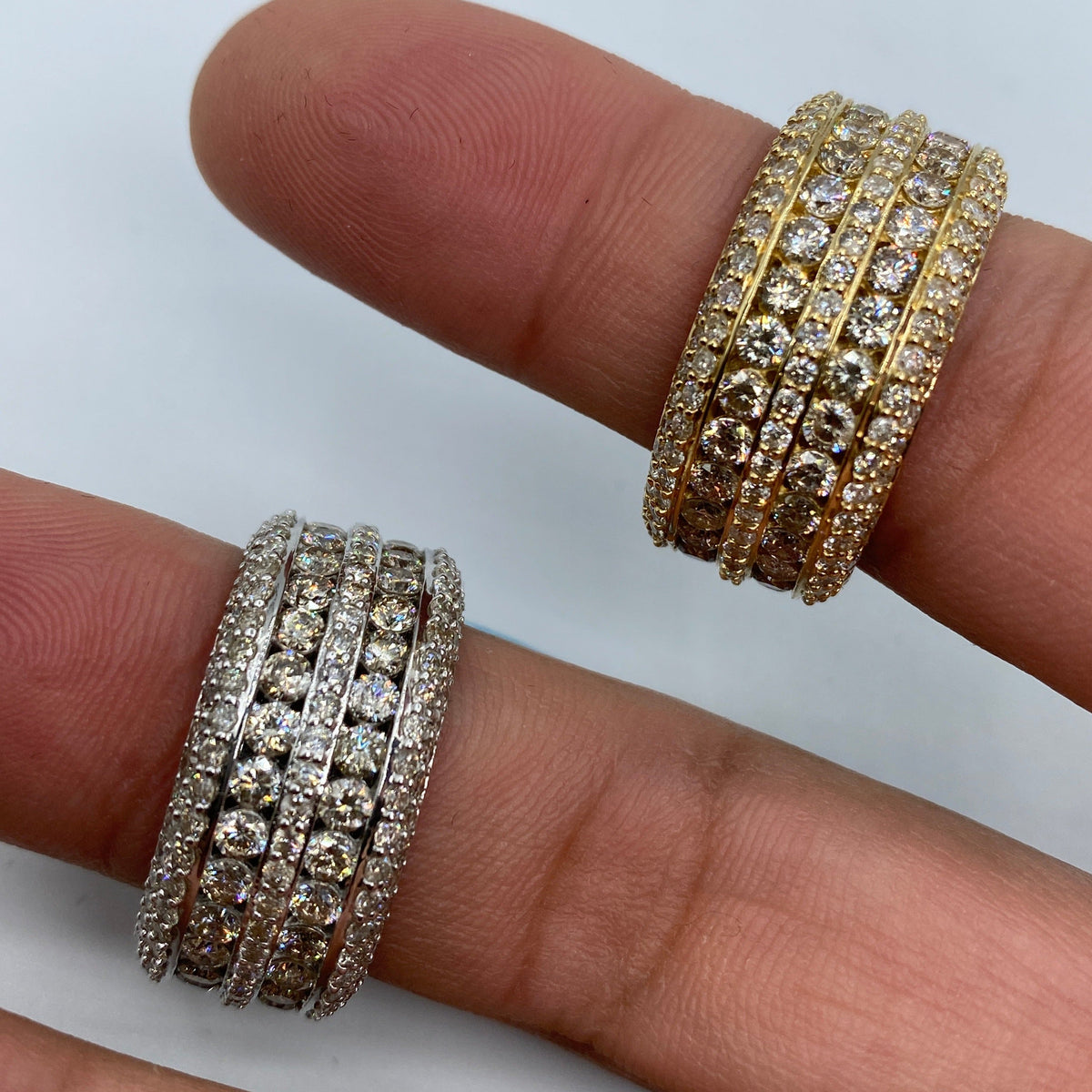 14K Gold Eternity Jumbo Diamond Ring - additional product view 5