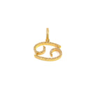 10K Gold Cancer Sign Diamond Pendant - additional product view 2