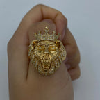 14K Gold King of the Jungle Diamond Ring - additional product view 4