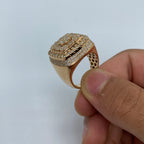 14K Gold Rose Jumbo Diamond Ring - additional product view 4