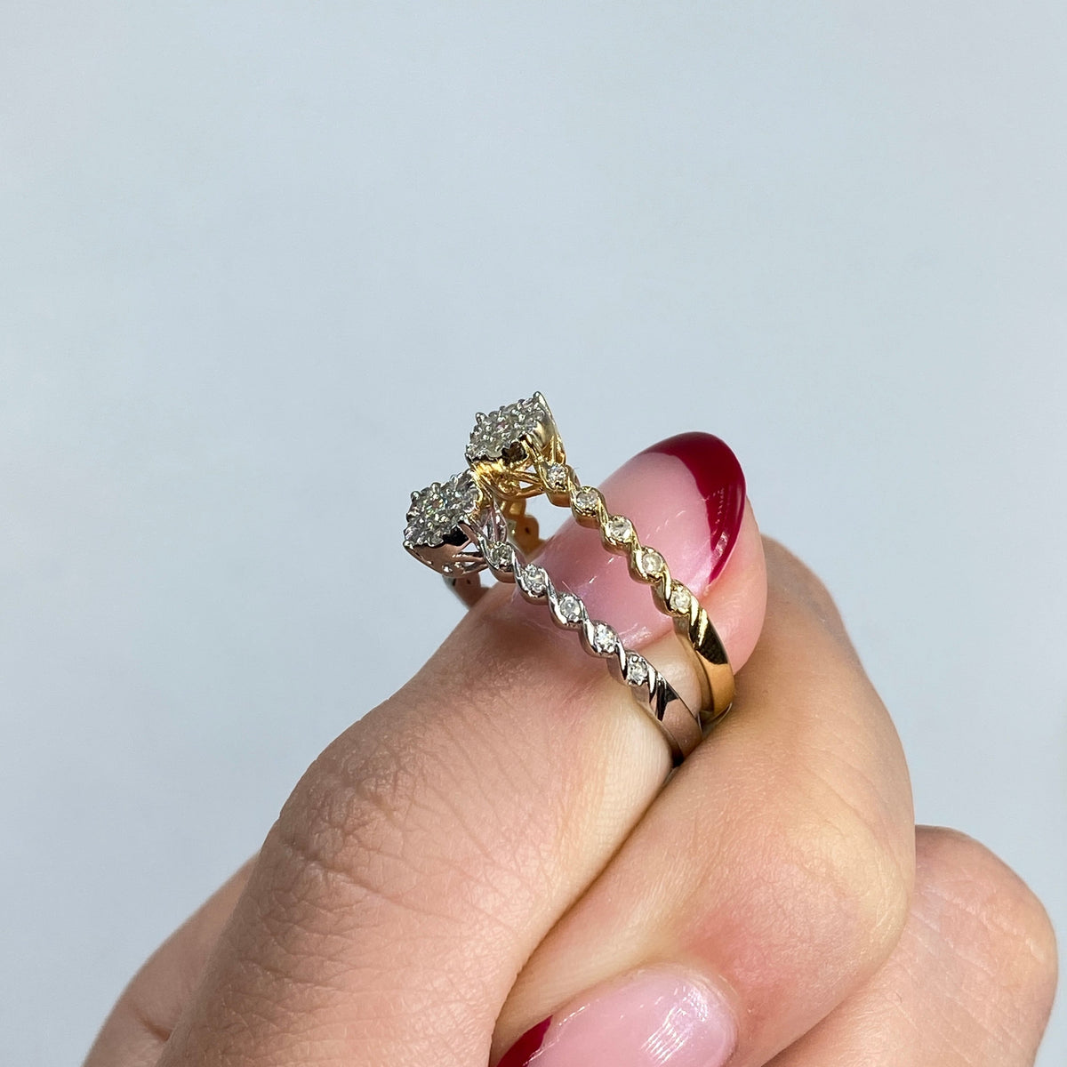 14K Gold Diamond Eternal Engagement Ring - additional product view 3