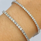10K Gold Shine Diamond Tennis Bracelet 7 in - additional product view 3