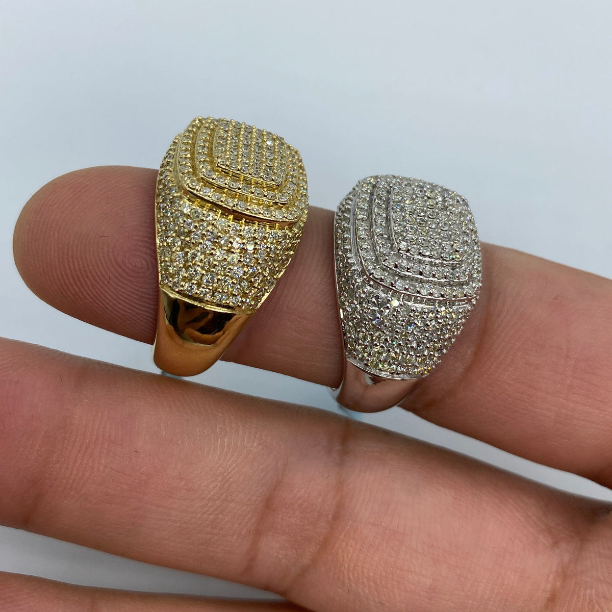 14K Gold Paris Square Diamond Ring - additional product view 5