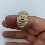 14K Gold Diamond Baguette Power Ring - additional product view 10