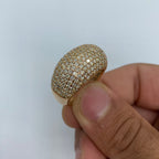 14K Gold Dome Diamond Ring - additional product view 4