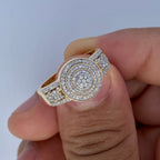 14K Gold Ripple Diamond Ring - additional product view 5