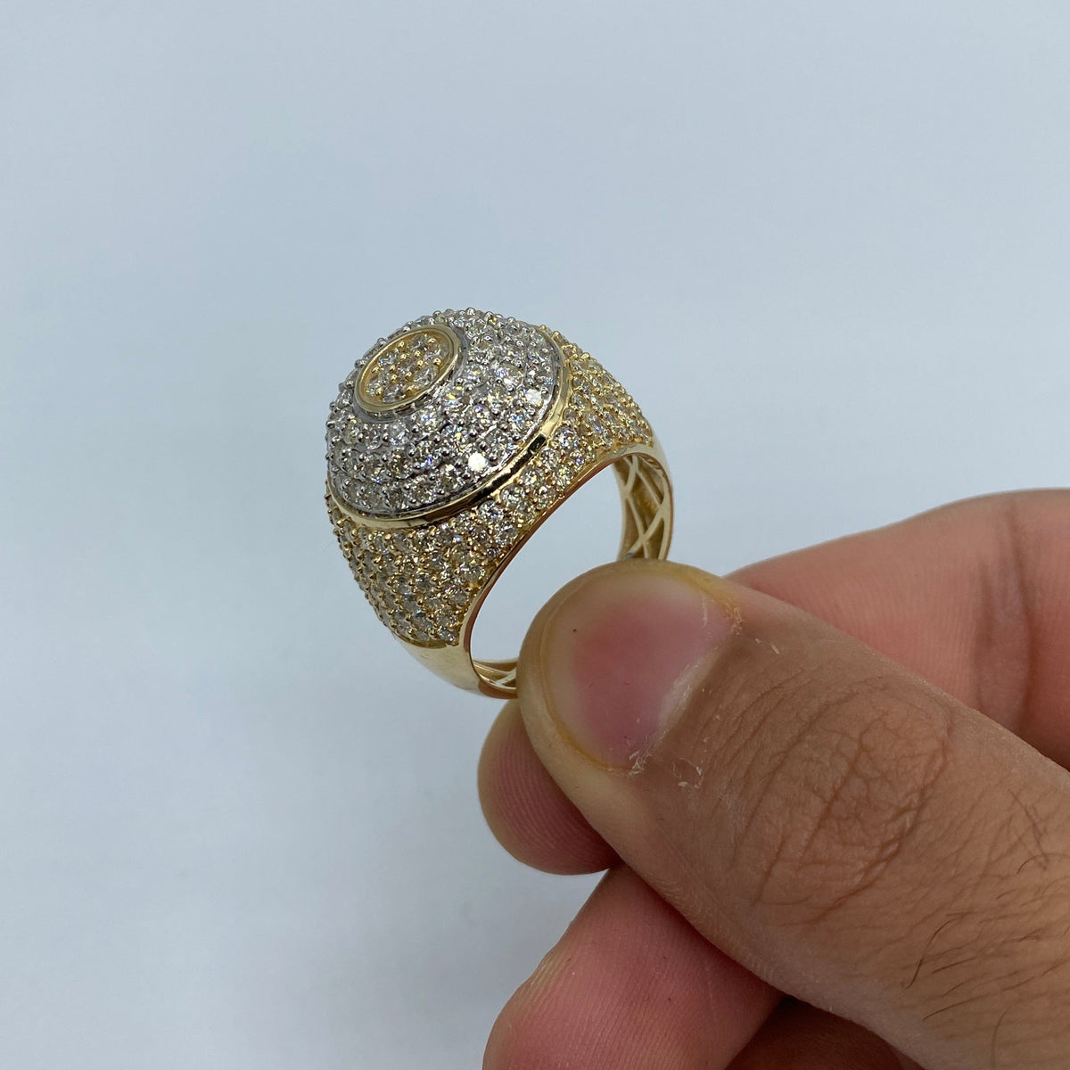 14K Gold Circle Master Diamond Ring - additional product view 7